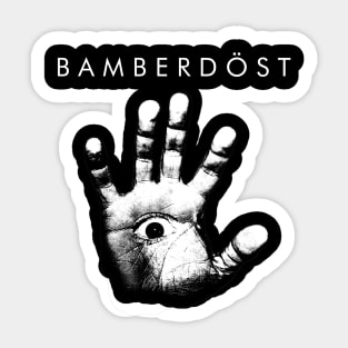 BAMBERDOST EYE FIVE WHITE Sticker